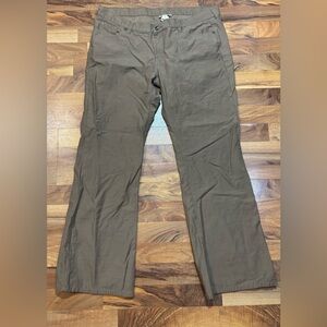 Stetson Women’s Canvas Pants 18 Regular Brown Western Workwear Outdoor Bootcut